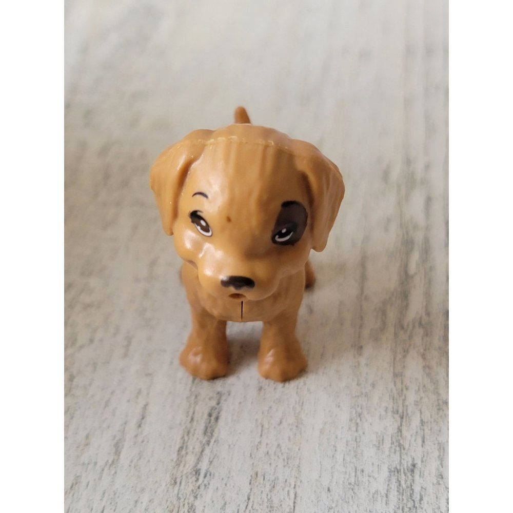 Light brown puppy dog doll accessory pet toy figure